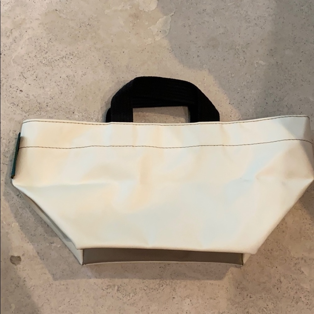 Herve Chapelier Mini Cream/Khaki Bag